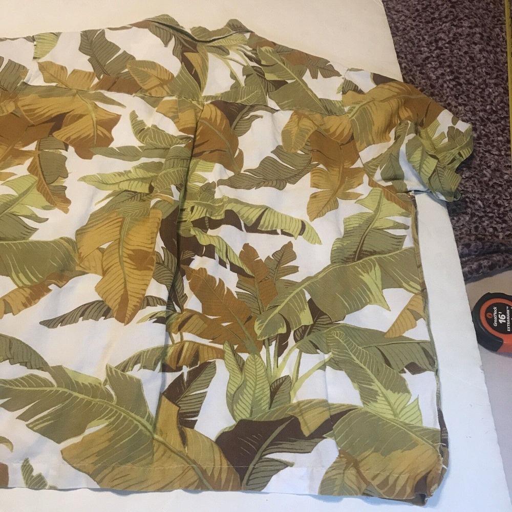 Centro Mens Shirt Size XXL Brown Hawaiian Short Sleeves 3954 - Picture 12 of 12